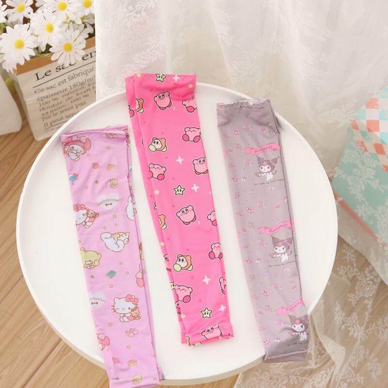 Ins cute sanrio summer sunscreen ice silk sleeve by3201