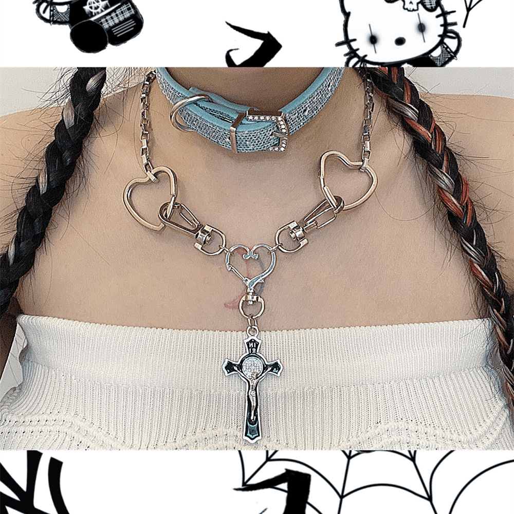 Cross Love Necklace by6213