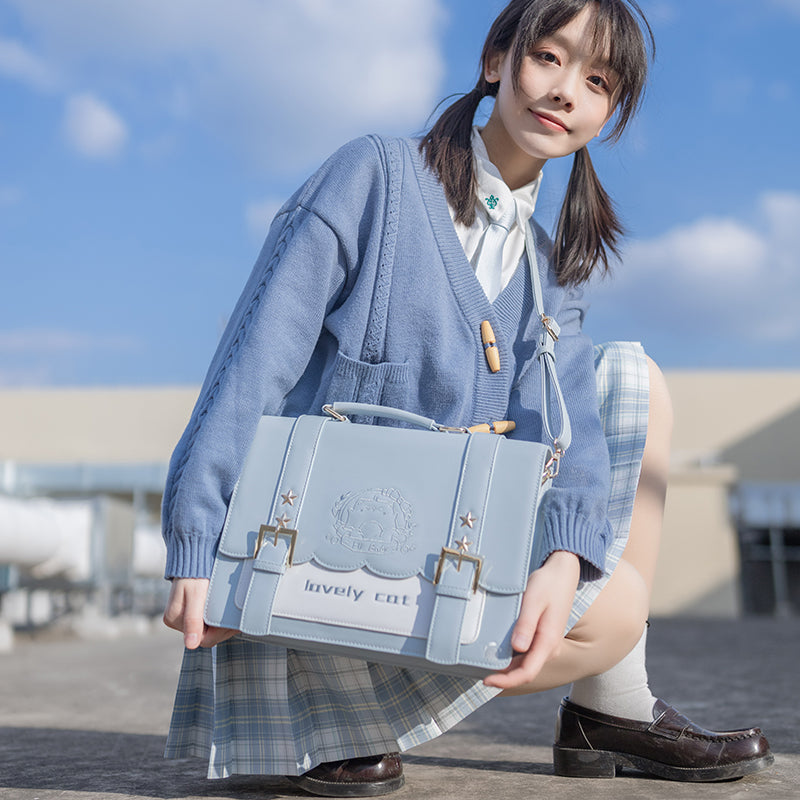 [star cat] Japanese JK uniform Lolita bag by0393