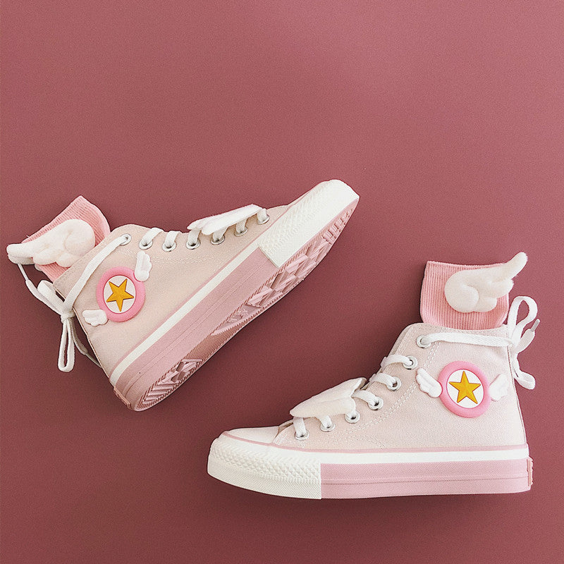 PINK MAGIC CANVAS SHOES BY81025