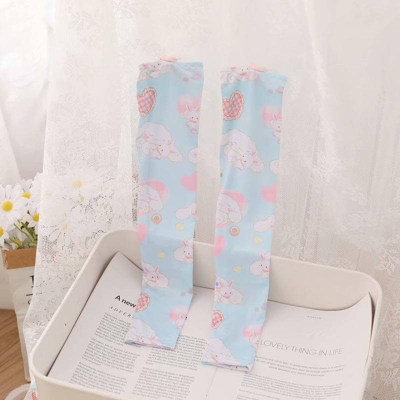 Ins cute sanrio summer sunscreen ice silk sleeve by3201