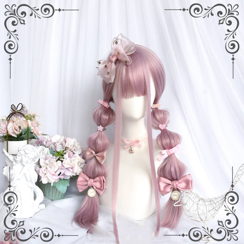 Universal pink gold long wig BY0994