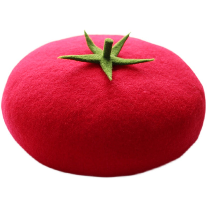 red Tomatoes beret by0123