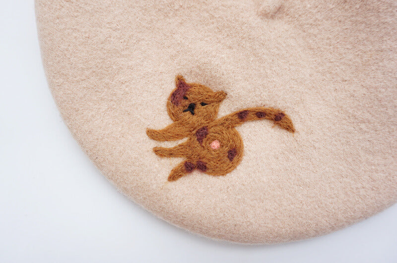 Kitten handmade Beret by40033