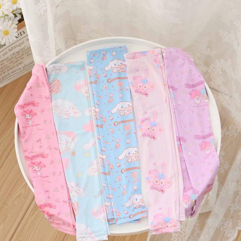 Ins cute sanrio summer sunscreen ice silk sleeve by3201