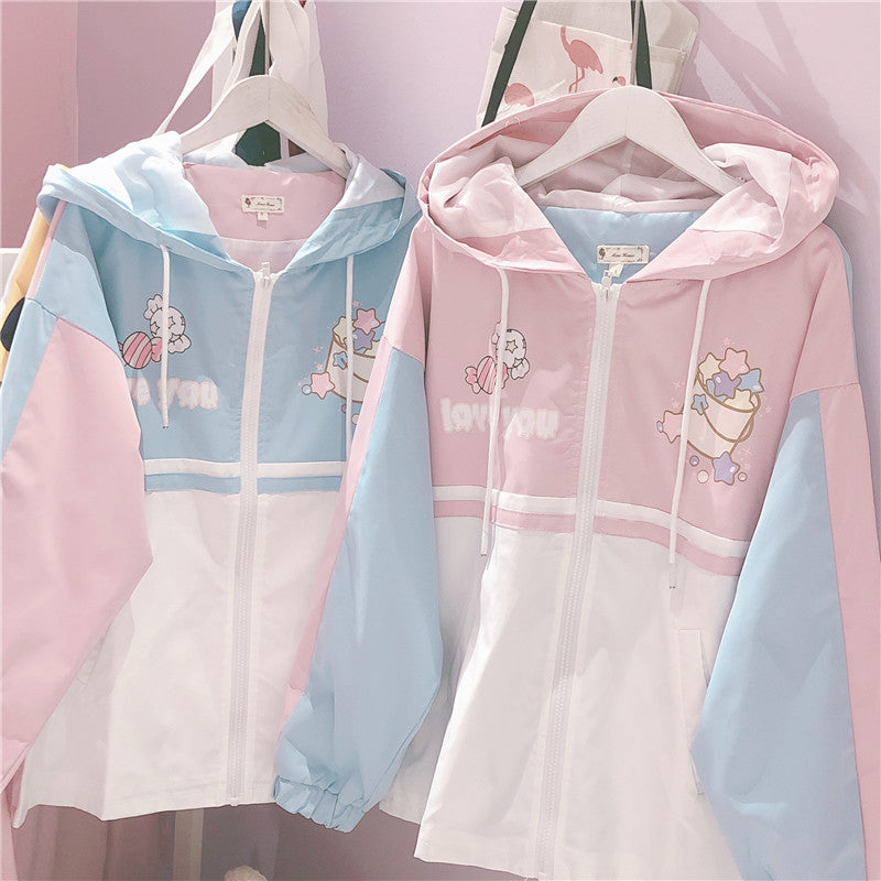 PASTEL "LOVE YOU" COAT BY24040