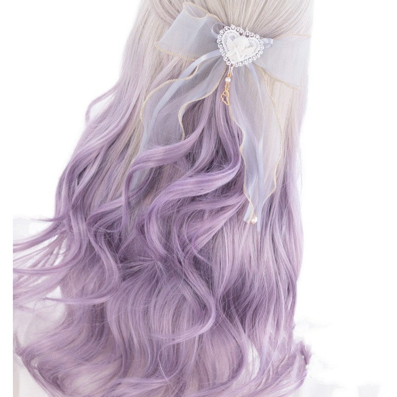 Gradient violet Lolita wig by0992