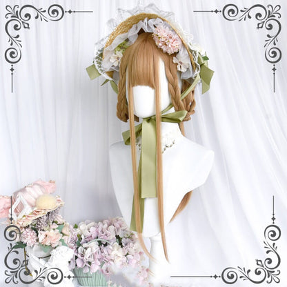 Universal pink gold long wig BY0994