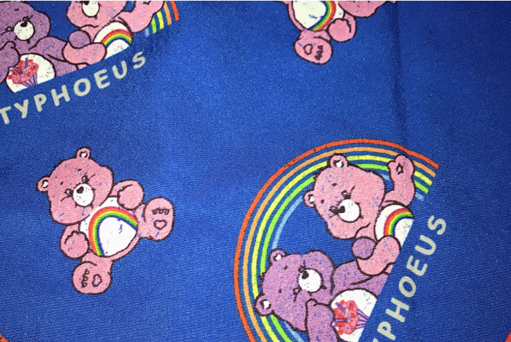 JAPANESE HARAJUKU CARTON RAINBOW CUTE BEAR CHIFFON SHIRT BLOUSE BY22250