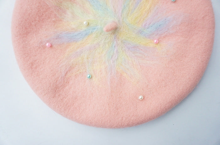 ''PINK PEARL'' BERET BY51029