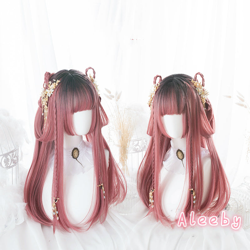 ''RESPBERRY'' HIME CUT LONG WIG BY31111