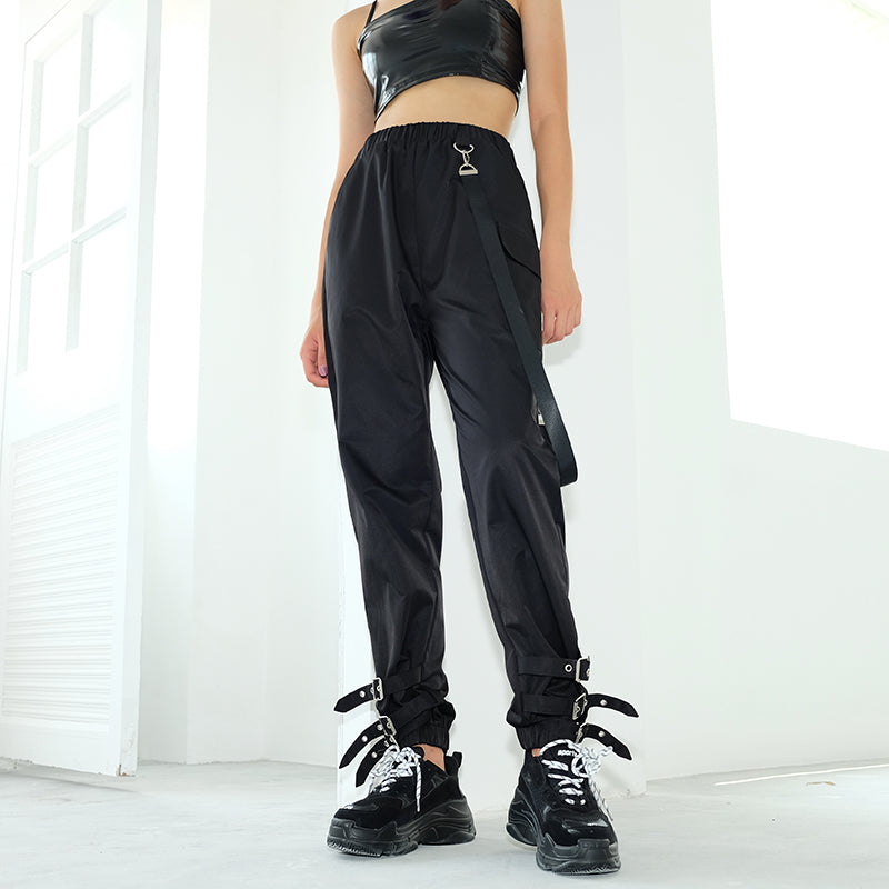 STREET HIPHOP OVERALLS CASUAL PANTS BY63010