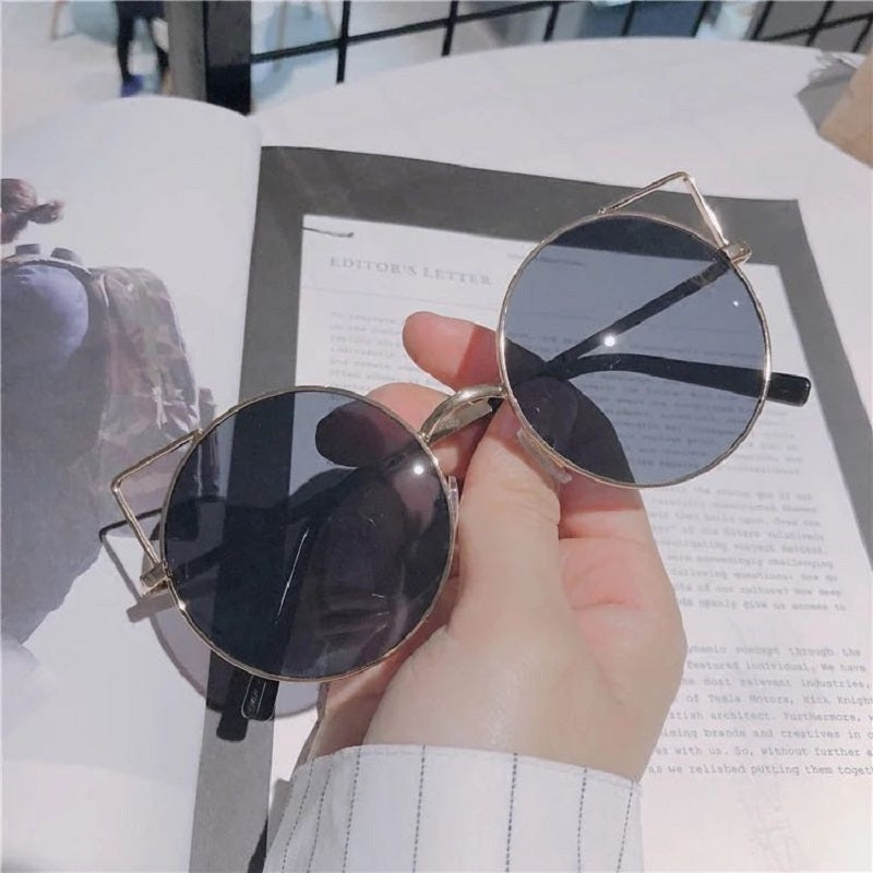 STREET RETRO CUTE CAT EARS SUNGLASSES BY12002