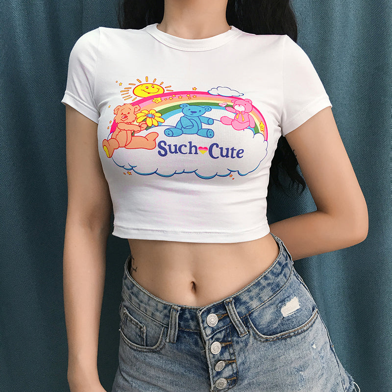 short tight t shirt