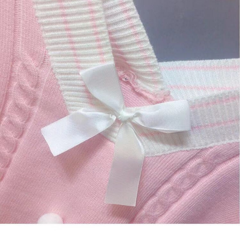 4 COLORS SWEET AND LOVELY BOW SWEATER BY21053