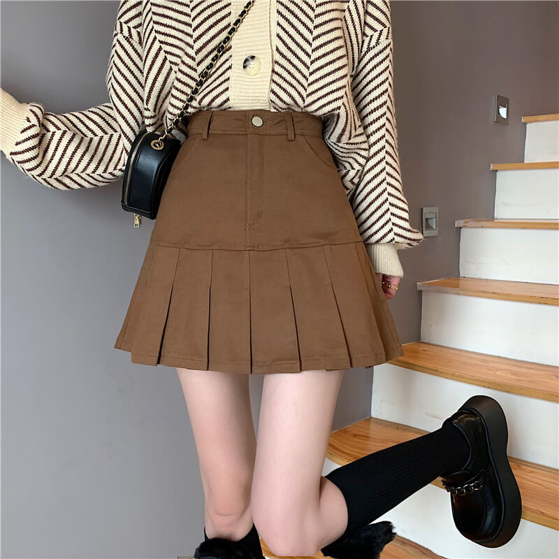 American Spice Girl pleated skirt BY7002
