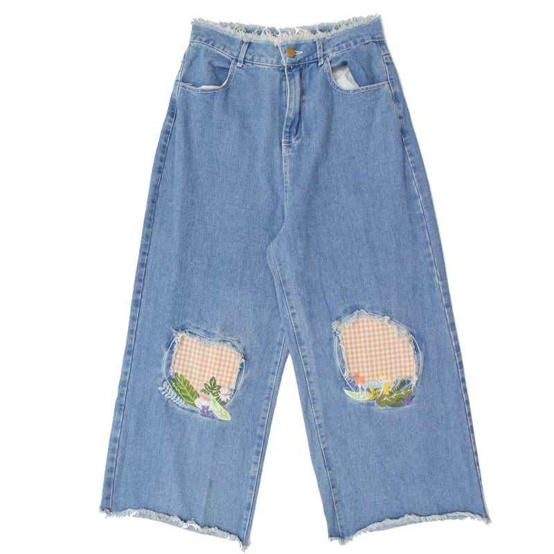 CUTE "PICNIC" JEANS BY63110