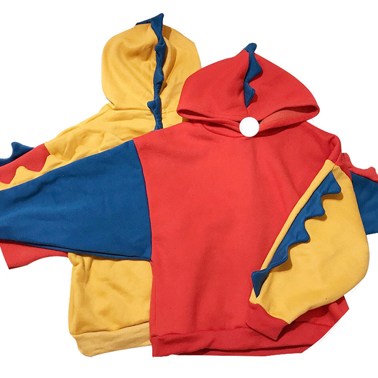 ''THIS IS A DINOSAUR'' STITCHING HOODIE BY23137
