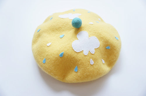 ''WEEPING CLOUDS'' YELLOW BERET BY51021