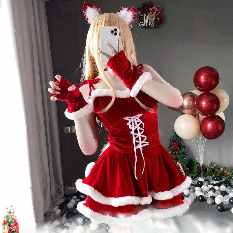 Cos BUnny girl new year Christmas suit BY9008