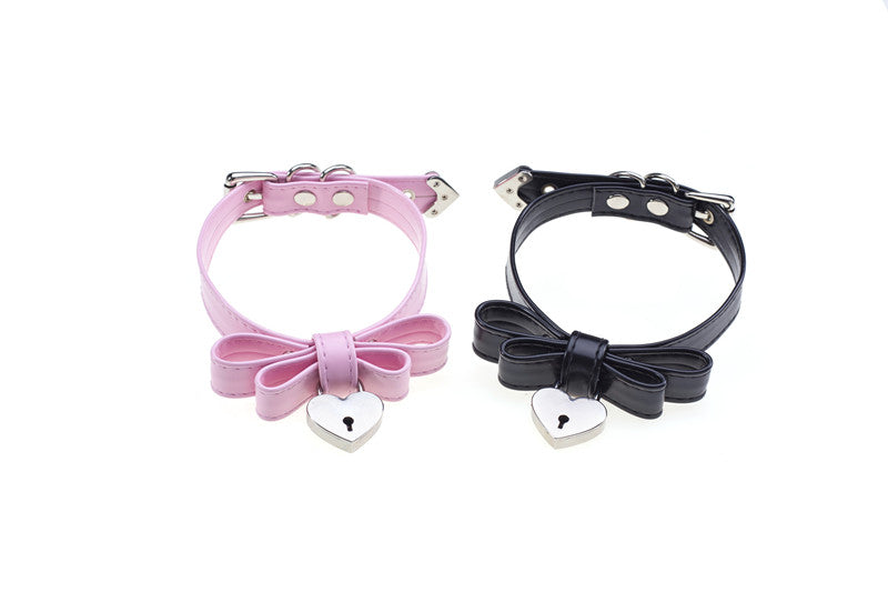 HARAJUKU BIG BOW + LOVE LOCK CHOKER