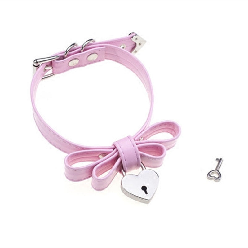 HARAJUKU BIG BOW + LOVE LOCK CHOKER