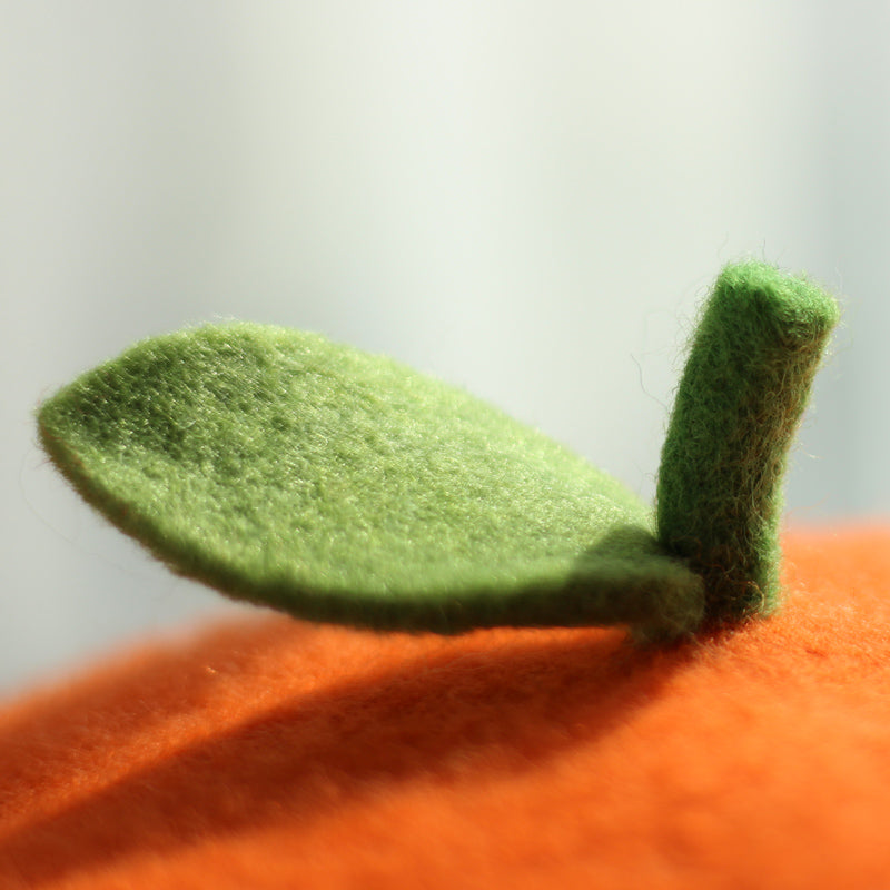 JAPANESE LOVELY WOOL ORANGE BERET BY51018