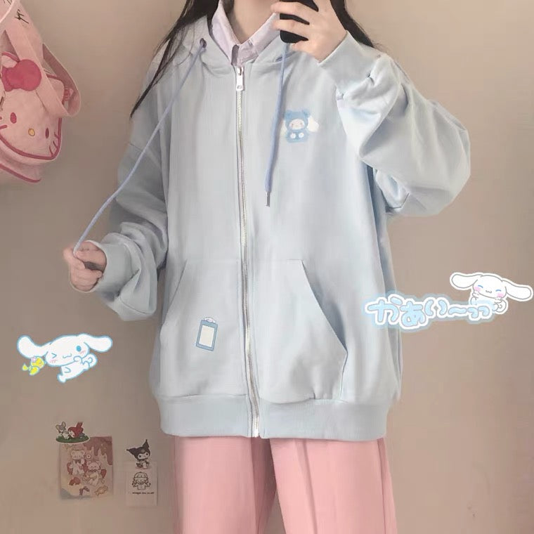 Japanese cute Sanrio zipper coat hoodie BY109
