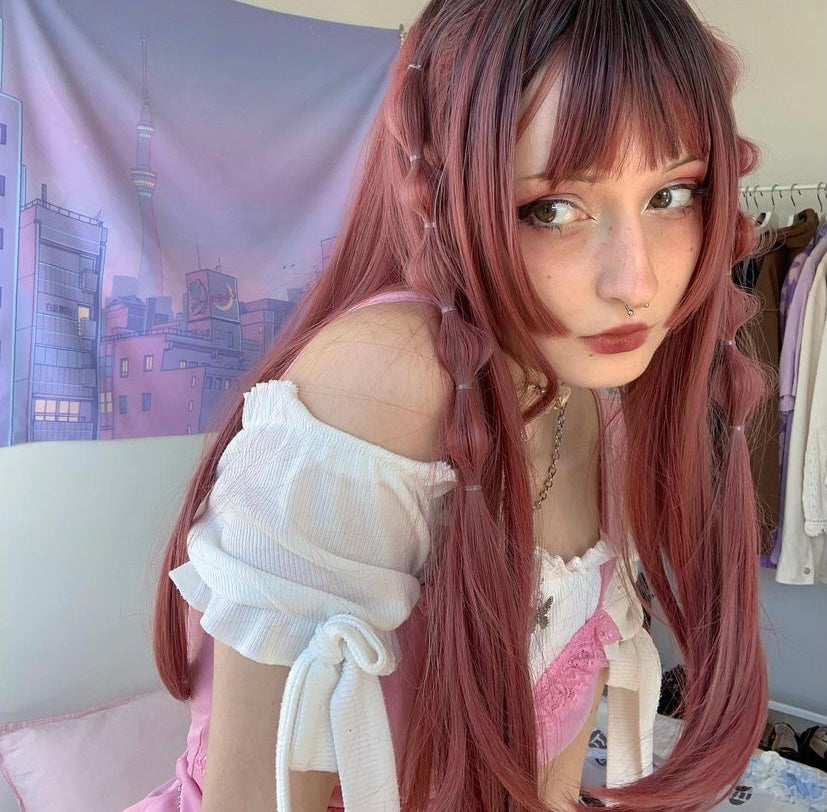 REVIEW FOR “RESPBERRY'' HIME CUT LONG WIG BY31111