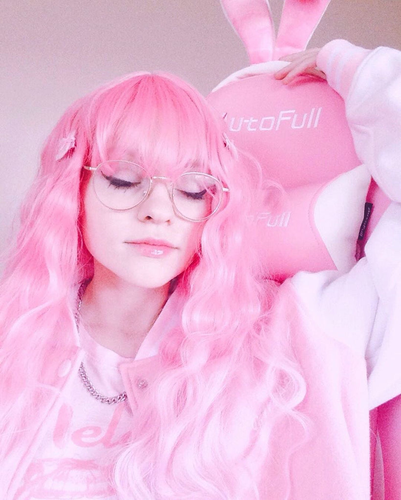 HARAJUKU WOOL ROLL "SAKURA WINE" WIG BY31081