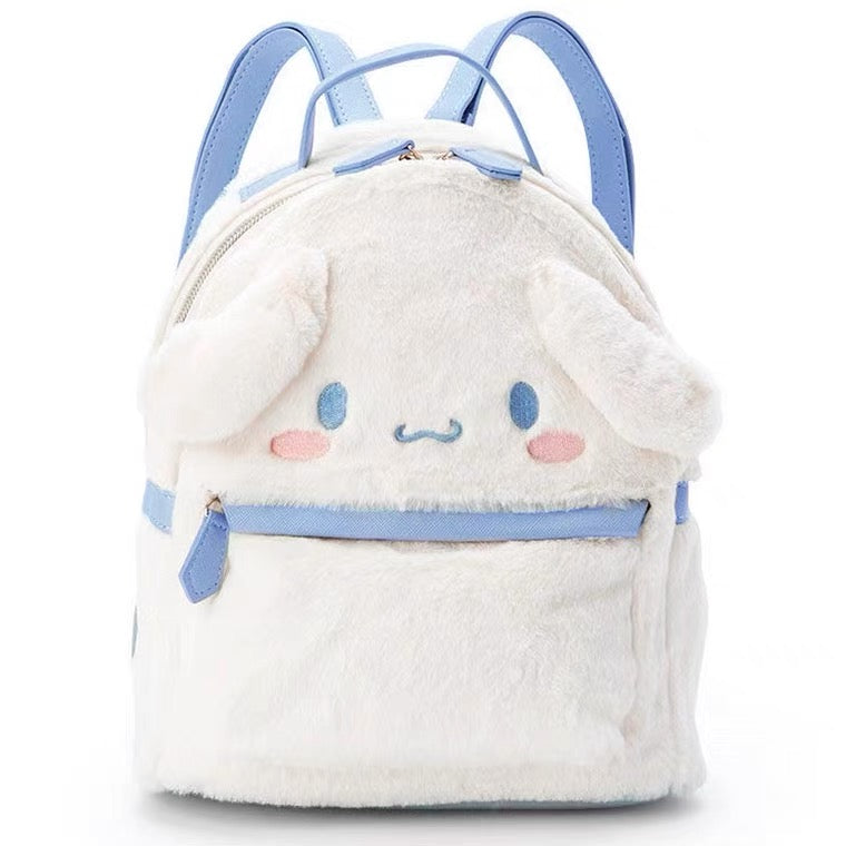 Cute “melody & cinnamoroll” plush Backpack by0076