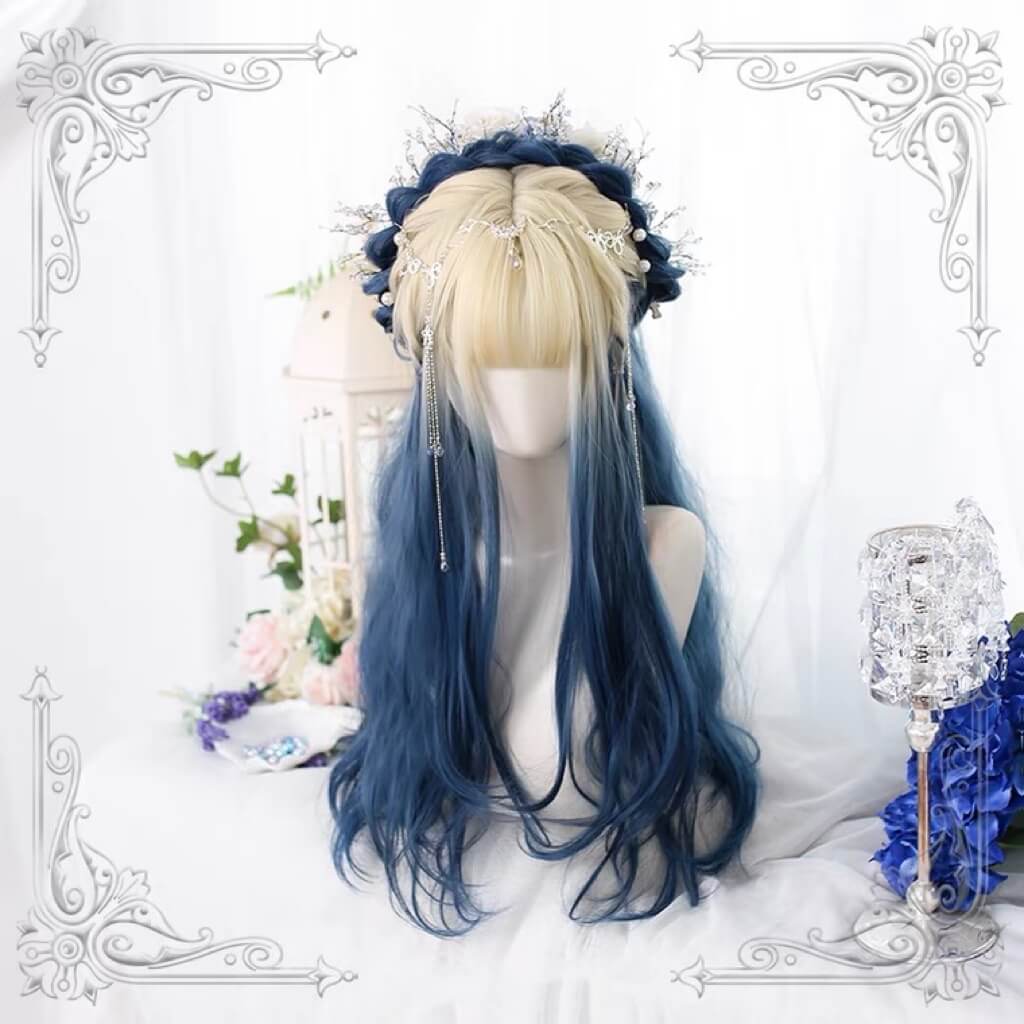 Ins Lolita daily gentle long curly wig BY4073