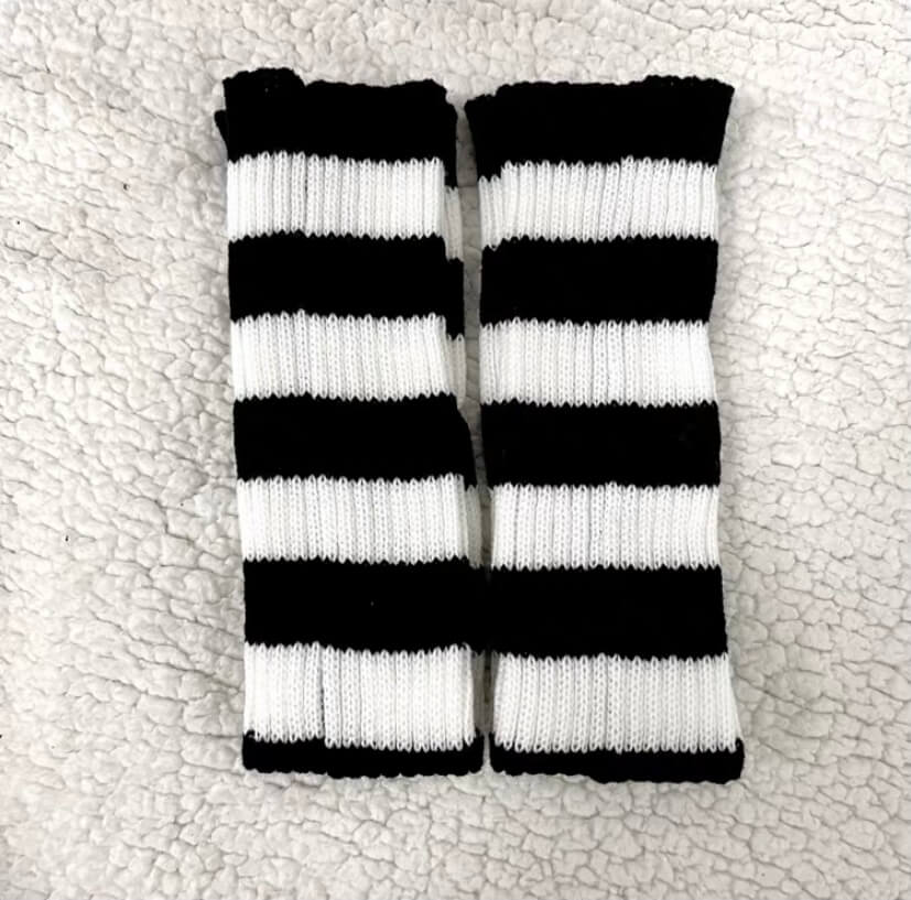 Japanese harajuku ins jk striped knit knee socks BY1196