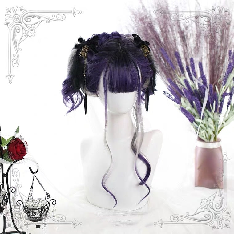 HARAJUKU LOLITA [GRAPE SODA] GRADIENT LONG CURLY WIG BY60032