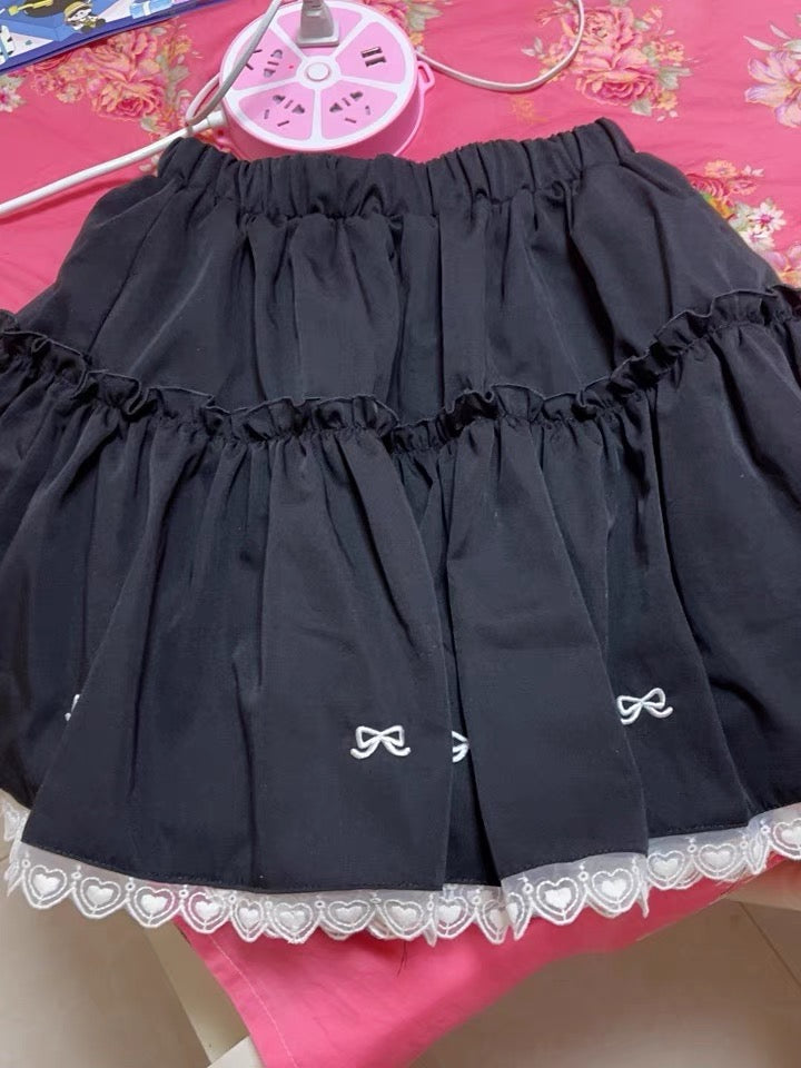 JAPANESE CUTE BOW SOFTGIRL SKIRT BY70030