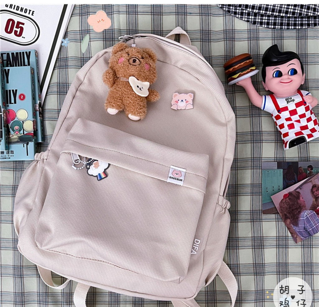 Cream Bear” Backpack brand new