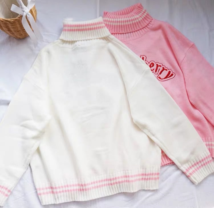 STRAWBERRY MILK SWEATER BY21124