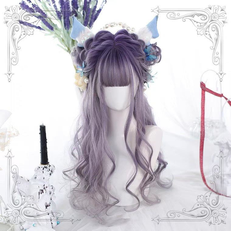 ✧♡✧ HARAJUKU LOLITA PASTEL PURPLE GRADIENT LONG CURLY WIG