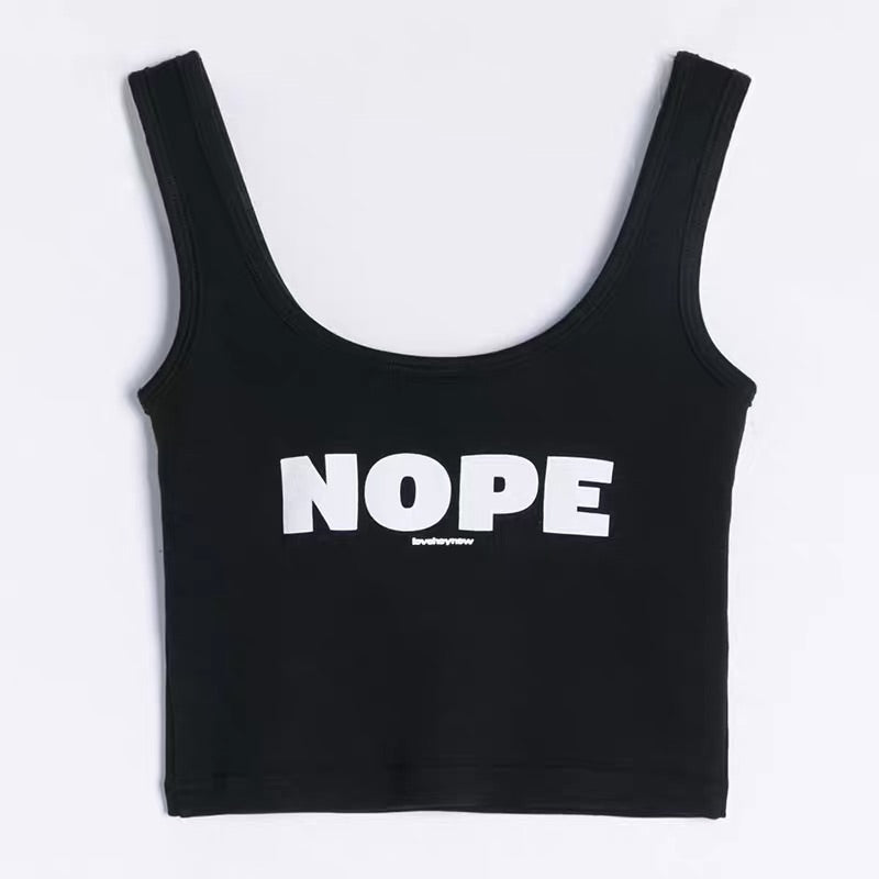 “NOPE” VEST BUY ONE GET ONE FREE BY32602