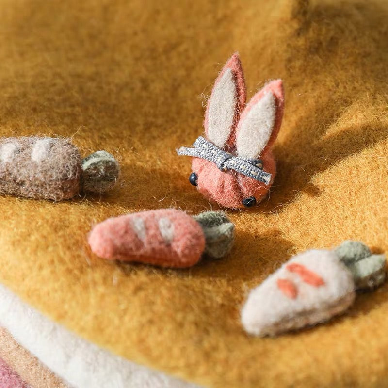 “BUNNY & CARROT” BERET