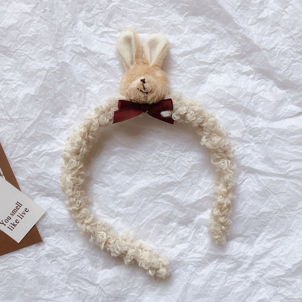 INS CUTE RABBIT WOOL HAIR HOOP BY42102