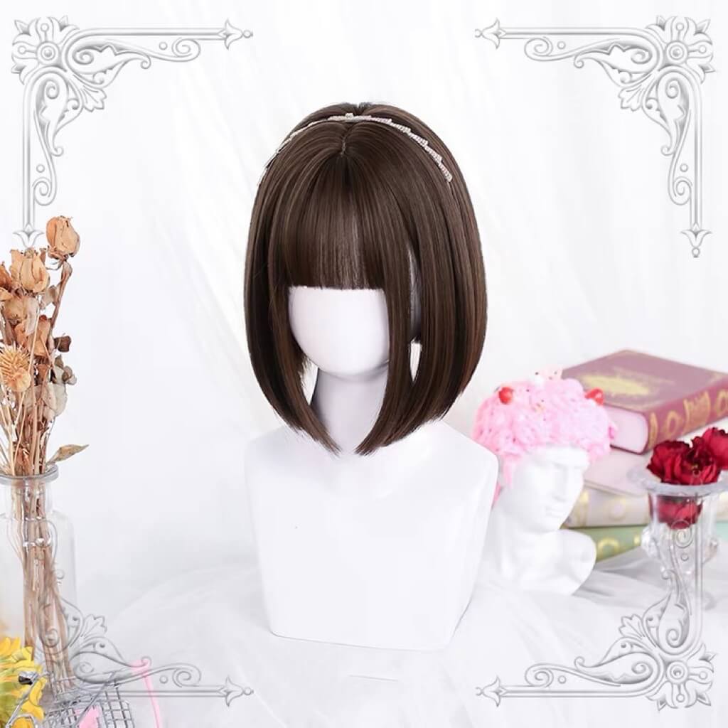 Lolita bobo daily jk short straight wig BY4070