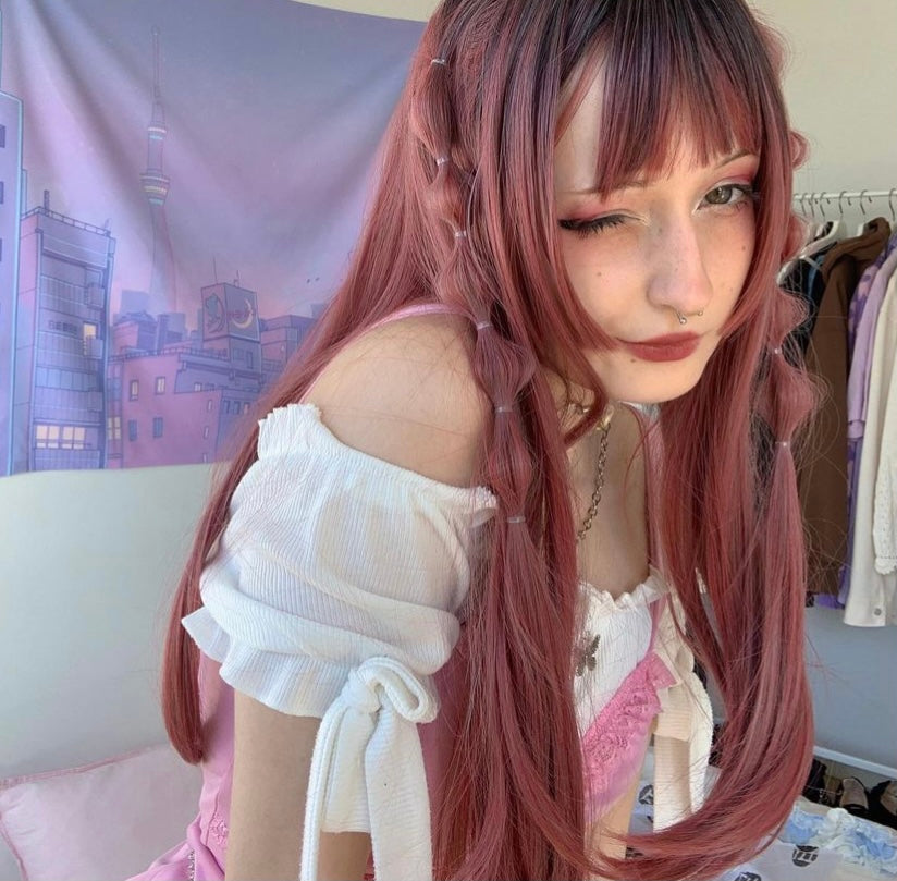 REVIEW FOR “RESPBERRY'' HIME CUT LONG WIG BY31111