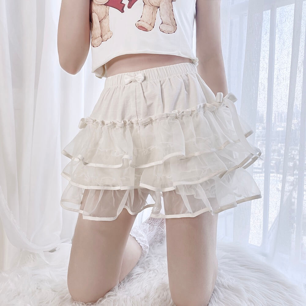 Lolita cake base multi-layer puffy skirt bloomers BY406