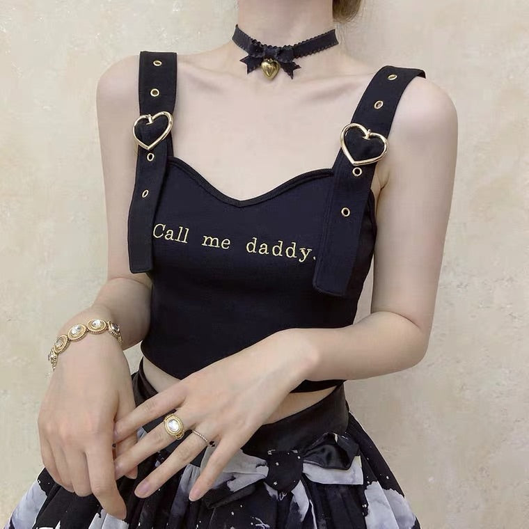 “CALL ME DADDY” CUTE LOVE VEST BY43333