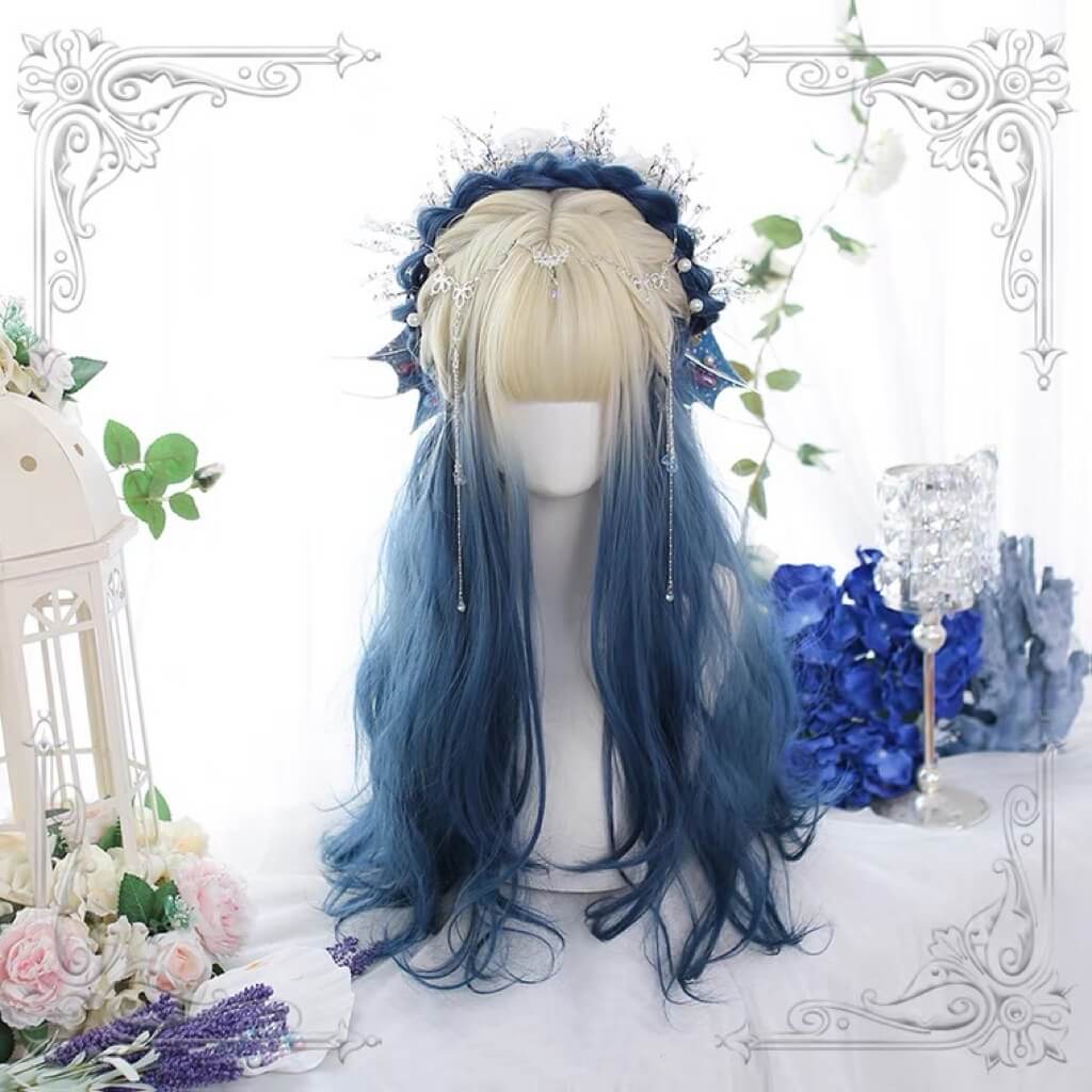 Ins Lolita daily gentle long curly wig BY4073