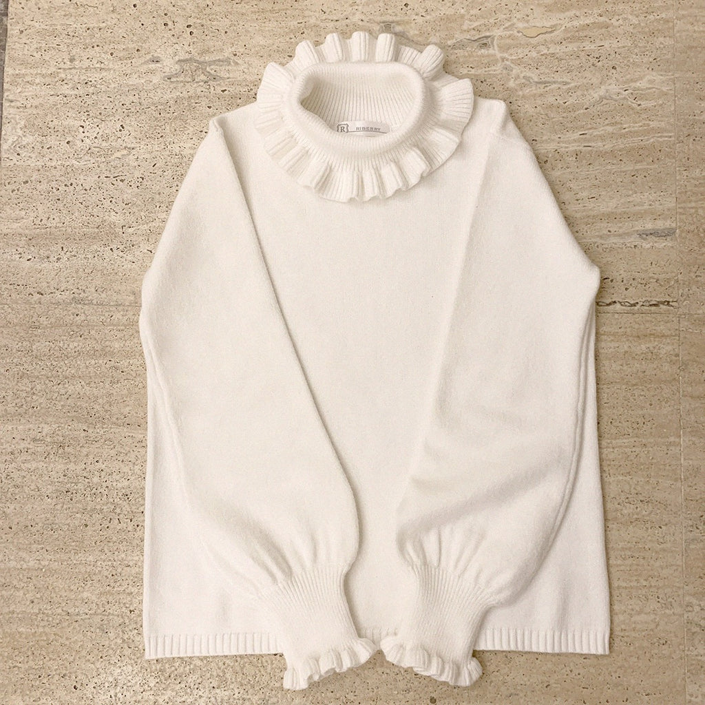 WHITE/RED/GRAY CUTE SOFT KNIT SWEATER BY59999