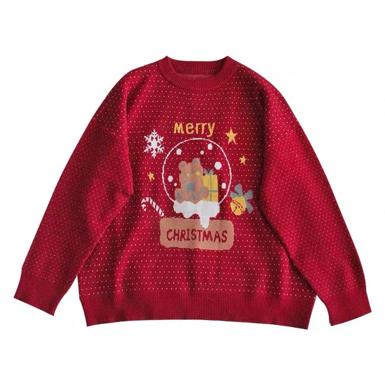“MERRY CHRISTMAS” CUTE SOFT SWEATER BY53333