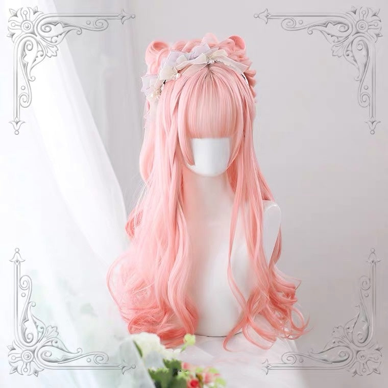 LOLITA “PEACH OOLONG” GRADIENT LONG CURLY WIG BY60030